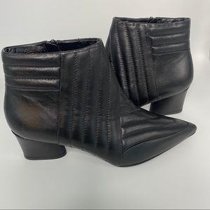 Donald J. Pliner black ankle booties